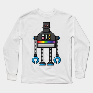 Pixel Robot 066 Long Sleeve T-Shirt